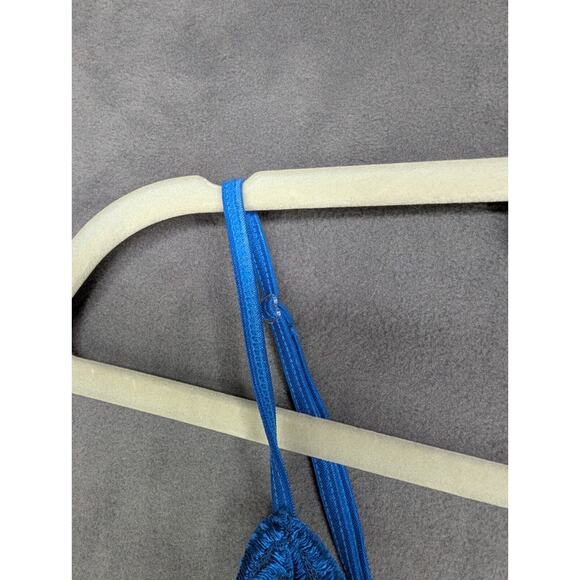 Vintage Fredericks of Hollywood Blue Lace Nighty Teddy Medium - Picture 7 of 8